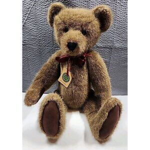 Boyds Bear Wellington Jointed Plush Stuffed Animal, With Tag, 21" Tall